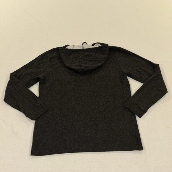 RVCA men’s grey pullover hooded shirt size large - Picture 7 of 8